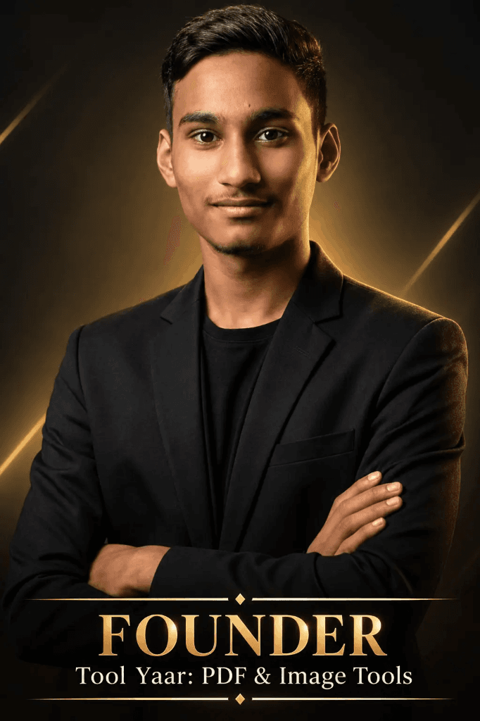 Dipanshu Kumar – Founder & Lead Developer of Tool Yaar: PDF & Image Tools